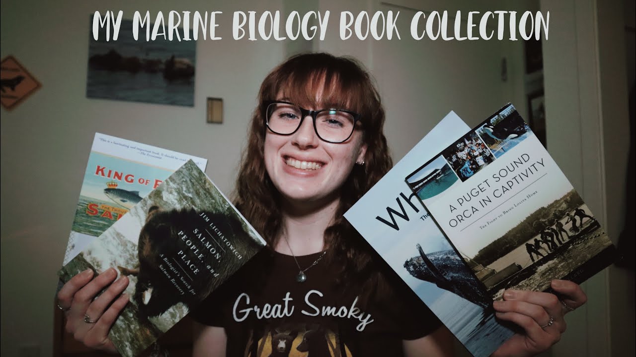 моя коллекция книг по морской биологии