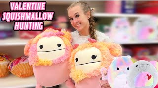 HUNTING FOR VALENTINE 💌 SQUISHMALLOWS AT TARGET 🌈WE FOUND THE BIGFOOT CAPARINNE!!