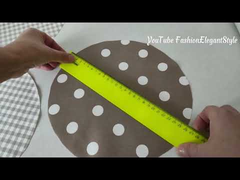 ВЫРЕЖЬ КРУГ И СШЕЙ СУМОЧКУ 💕 CUT OUT A CIRCLE AND SEW A HANDBAG