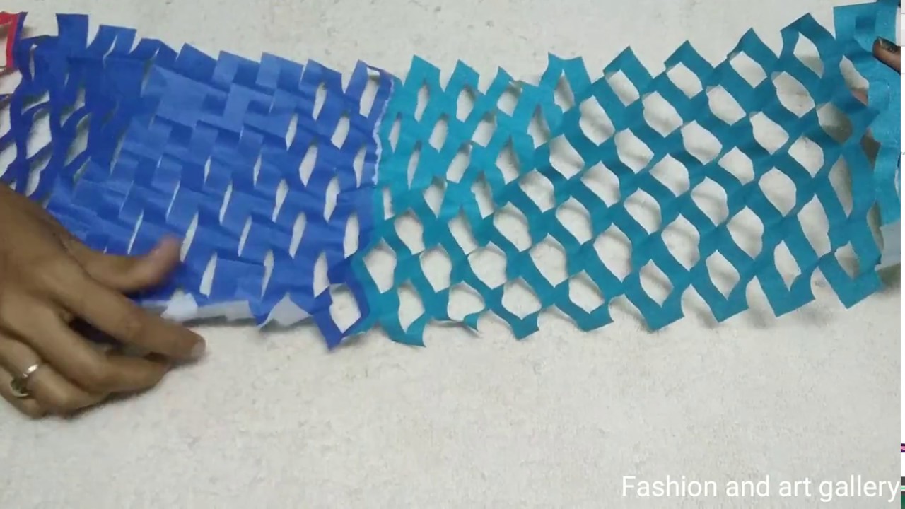 Easy Paper craft for Diwali and christmas decoration.// Paper wall hanging/Diy paper craft - YouTube