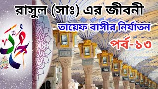 তায়েফ বাসীর নির্যাতন/রাসুল সাঃ এর জীবনী পর্ব -১৩/md zihadur rahman