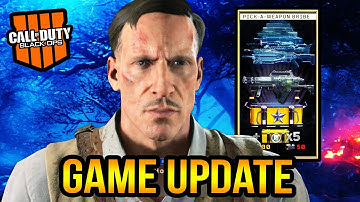 Black Ops 4 Zombies: Pick-A-Weapon Bribe Inventory Update