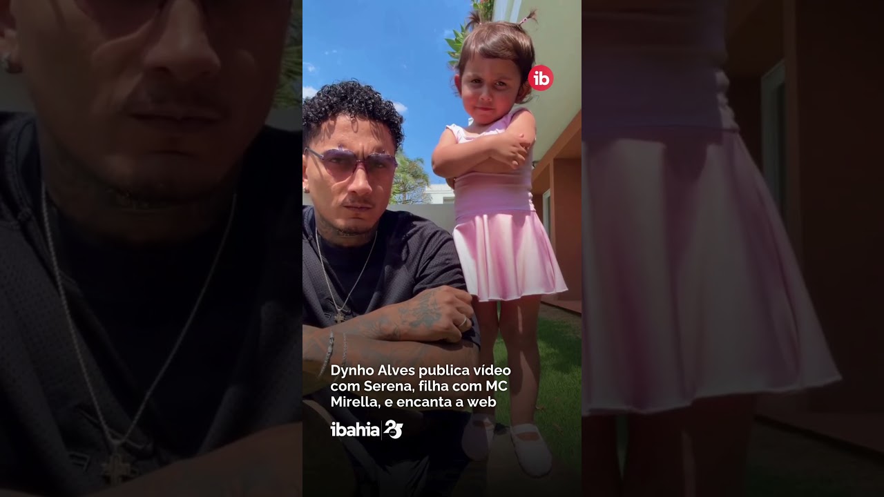 Dynho Alves publica vídeo com Serena, filha com MC Mirella, e encanta a web 