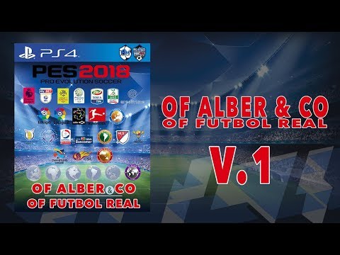 OPTION FILE PES2018 || OF ALBER & CO || PS4 || EDITING ...
