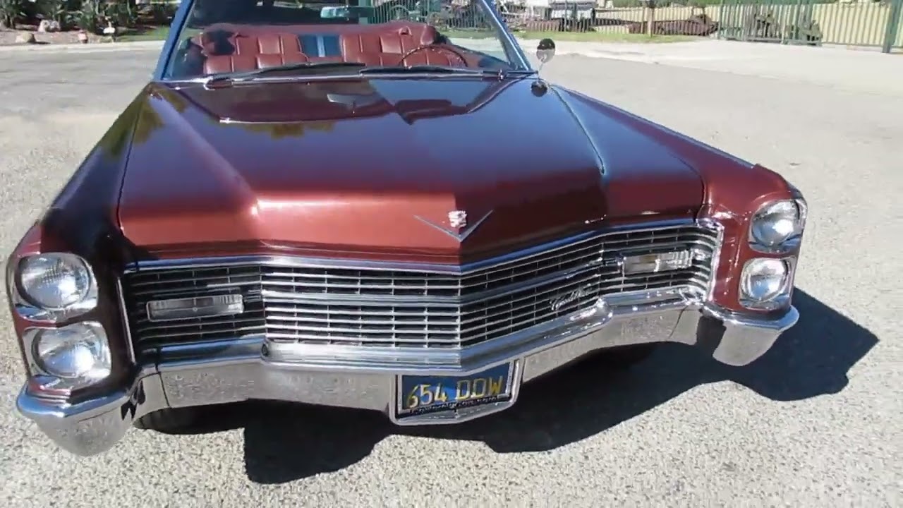 BOS Cadillac de Ville Convertible レッド Flamenco Red Cruiser: 1966 Cadillac DeVille Convertible