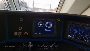 Acceleration from 0 to 130 on fast train with Siemens Smartron