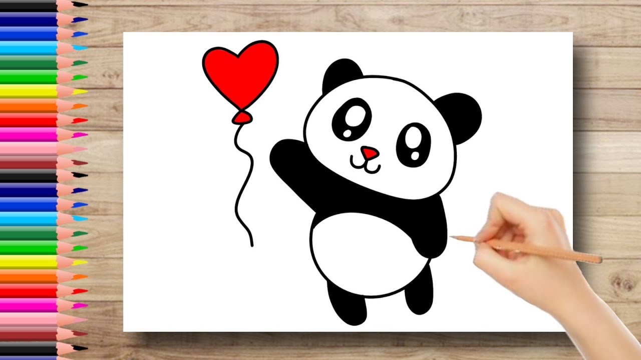Easy Panda Drawing Guide Step by Step | Skip To My Lou-saigonsouth.com.vn