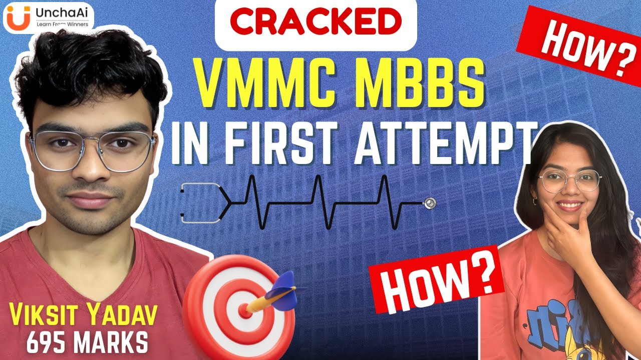 How to Prepare for NEET 2026 |Crack in First Attempt | VMMC MBBS ...