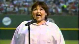 FULL: Roseanne Barr sings National Anthem 1990