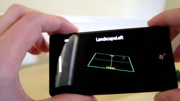 Using the accelerometer to control planar transforms on Windows Phone 7