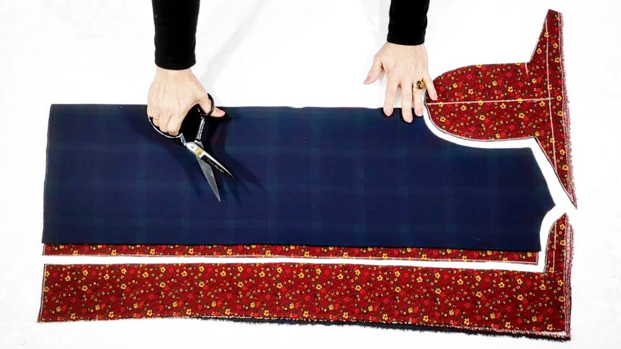 Подходит для любого размера!! Очень простой двухсторонний фланелевый жилет для раскроя и шитья