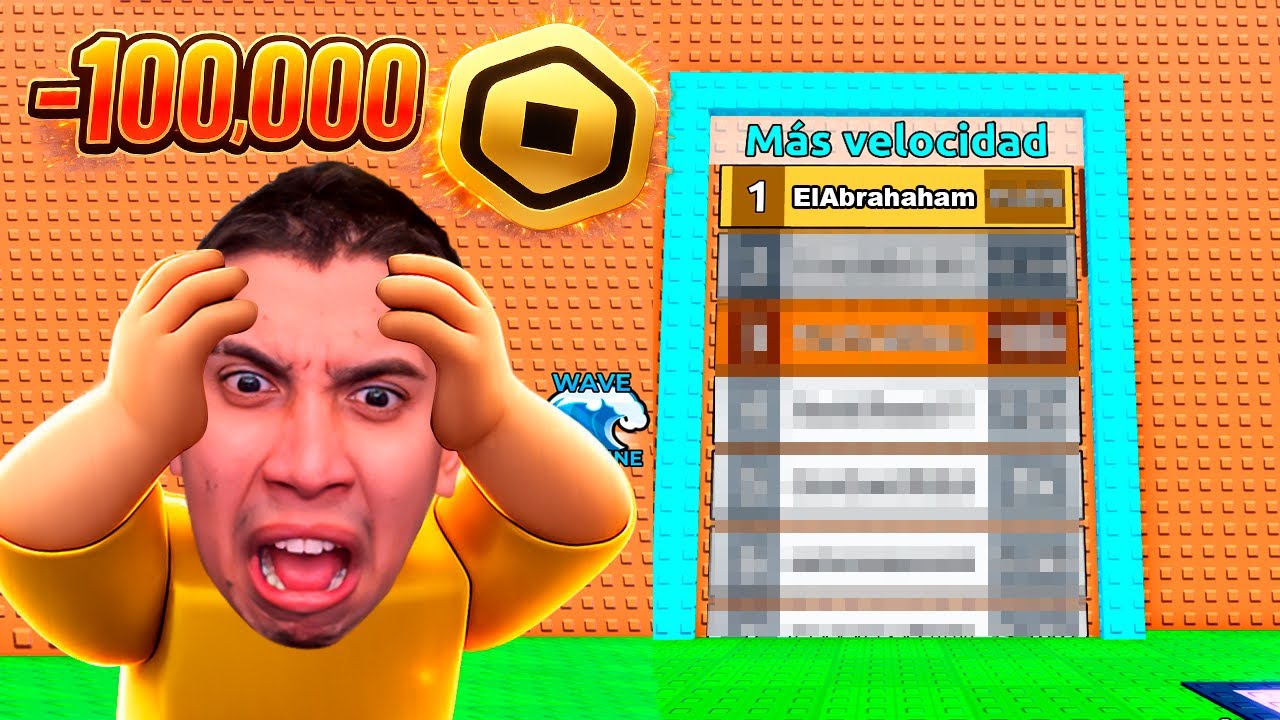 ASI ES COMO PERDI 100,000 ROBUX INTENTANDO SER TOP MUNDIAL!💔