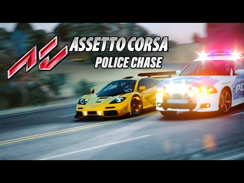 Assetto Corsa - Police chase McLaren F1 #assettocorsa - YouTube