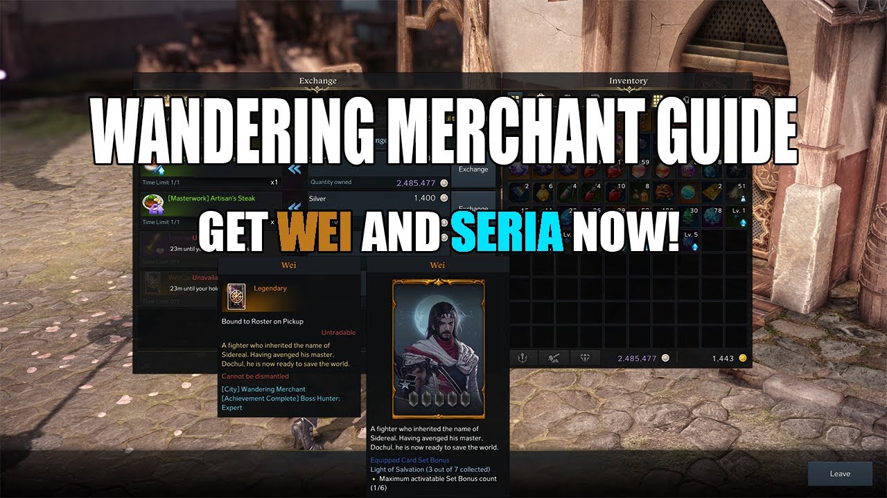 How to Get the Best Cards - Lost Ark Wandering Merchant Guide 