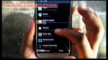 Samsung Galaxy S4 : How to turn on S Voice (Android Kitkat)