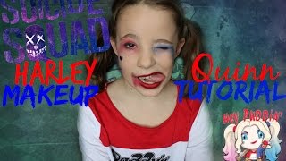Harley Quinn Makeup Touturial | Lalaforoopsies screenshot 3