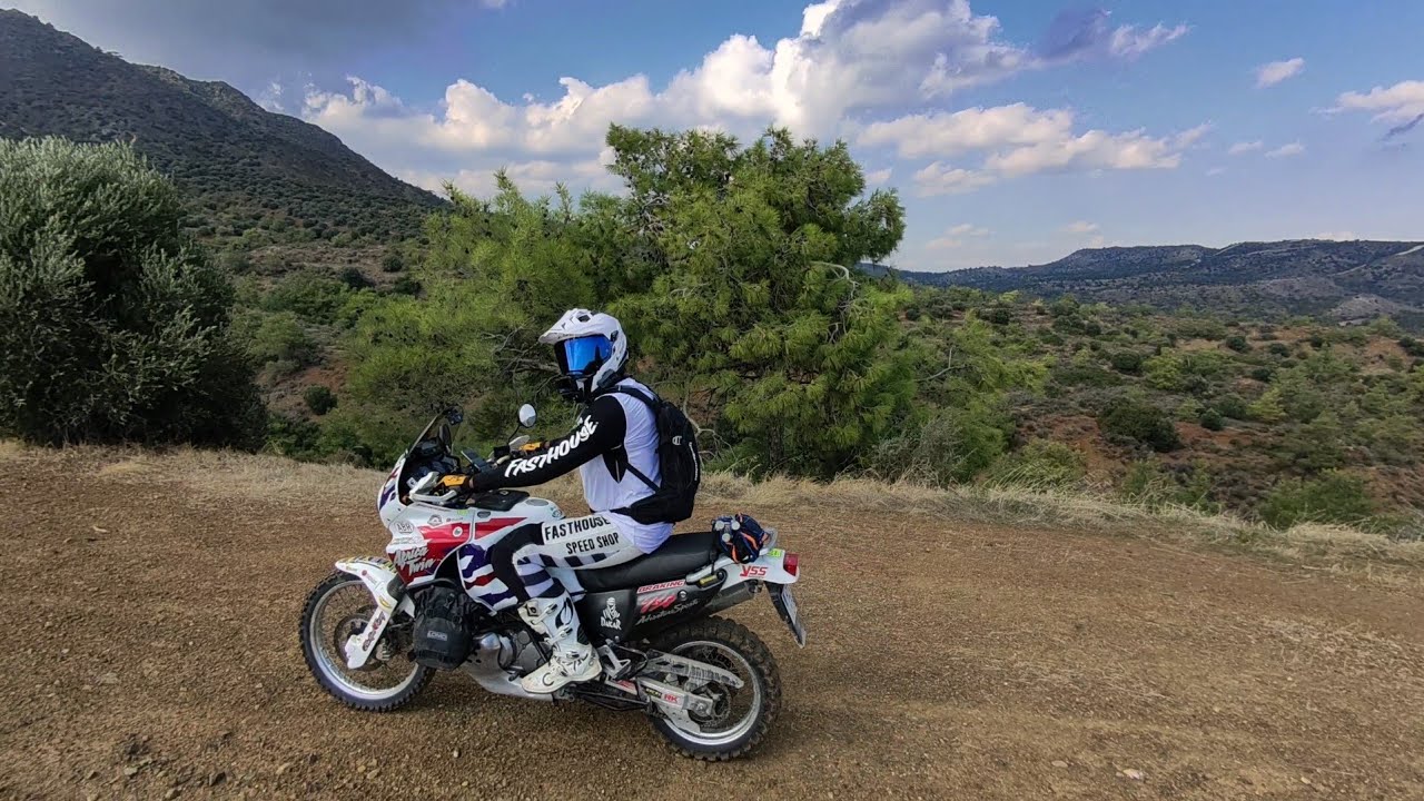 No Talking, Just Riding my XRV750 Africa Twin