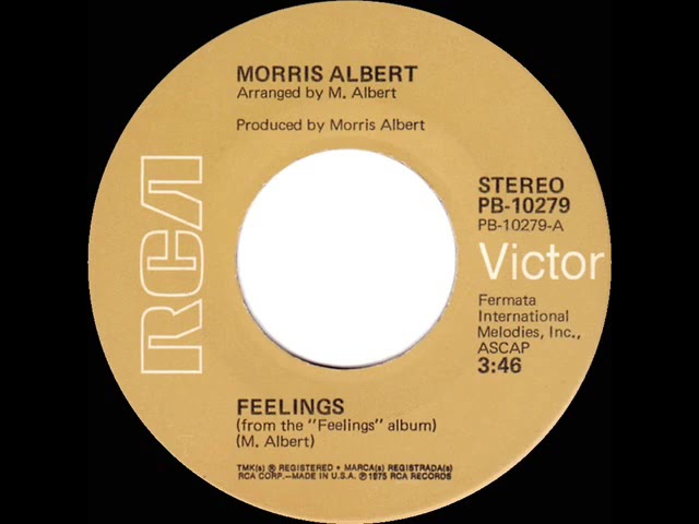 Morris Albert - Feelings (1975) - YouTube