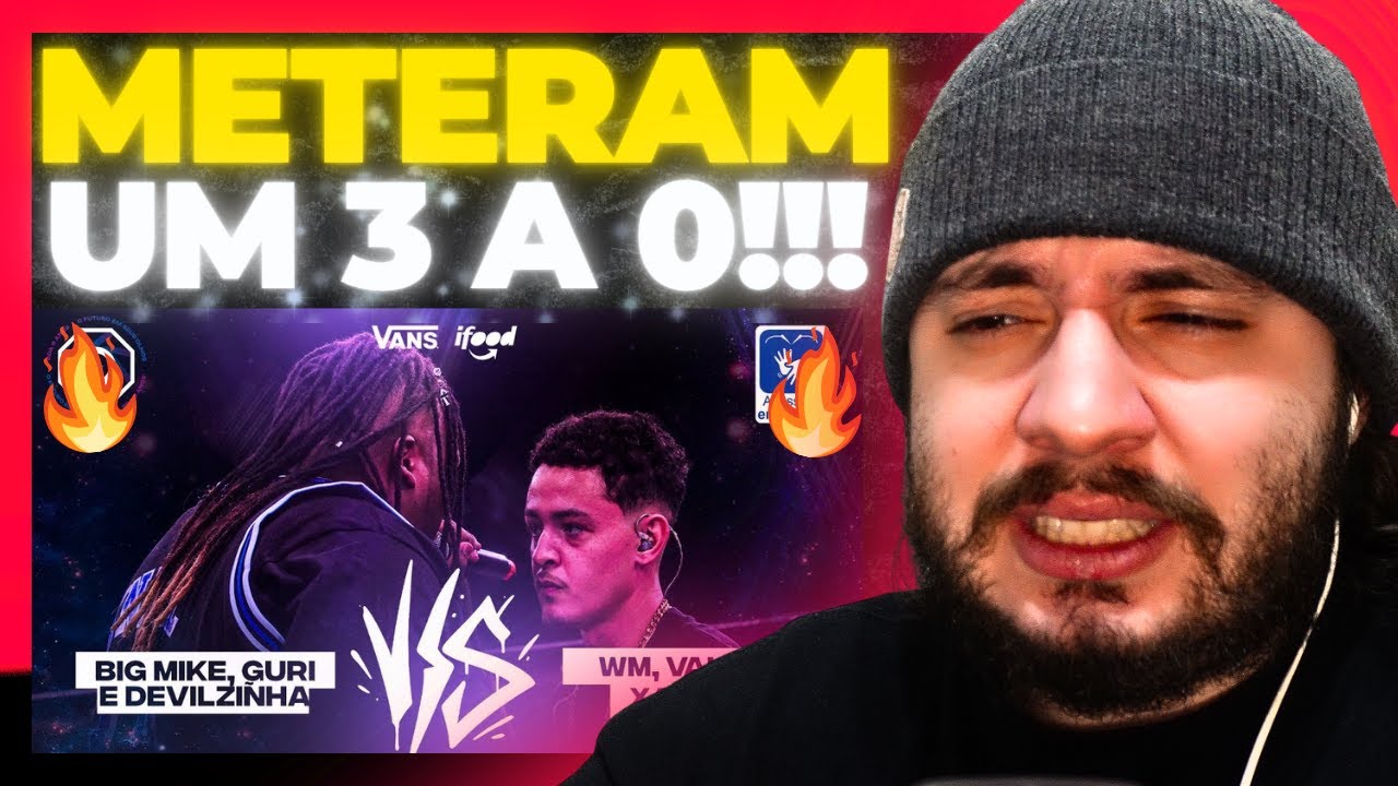 BIG MIKE, GURI E DEVILZINHA X WM, VALLE E XAMUEL | SEGUNDA FASE | BDA 9 ANOS | REACT BAUEB
