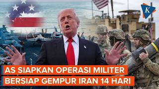 AS Kian Agresif! Trump Beri Sinyal Restui Operasi 14 Hari Gempur Iran