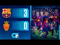 BARCELONA GOLEÓ 3 0 Al MALLORCA Y Es MÁS LÍDER QUE NUNCA En La LIGA ESPAÑOLA 