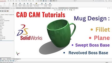 SolidWorks: Mug Design । Coffee Mug Design । SolidWorks Tutorials ।