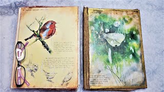 How to Make a Storage Caddy from a Book! Part 2 Store Junk Journal Supplies! The Paper Outpost! :)