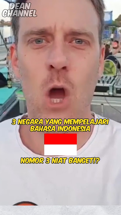 3 Negara Yang Mempelajari Bahasa Indonesia, Nomor 3 Niat Banget!!?#shorts
