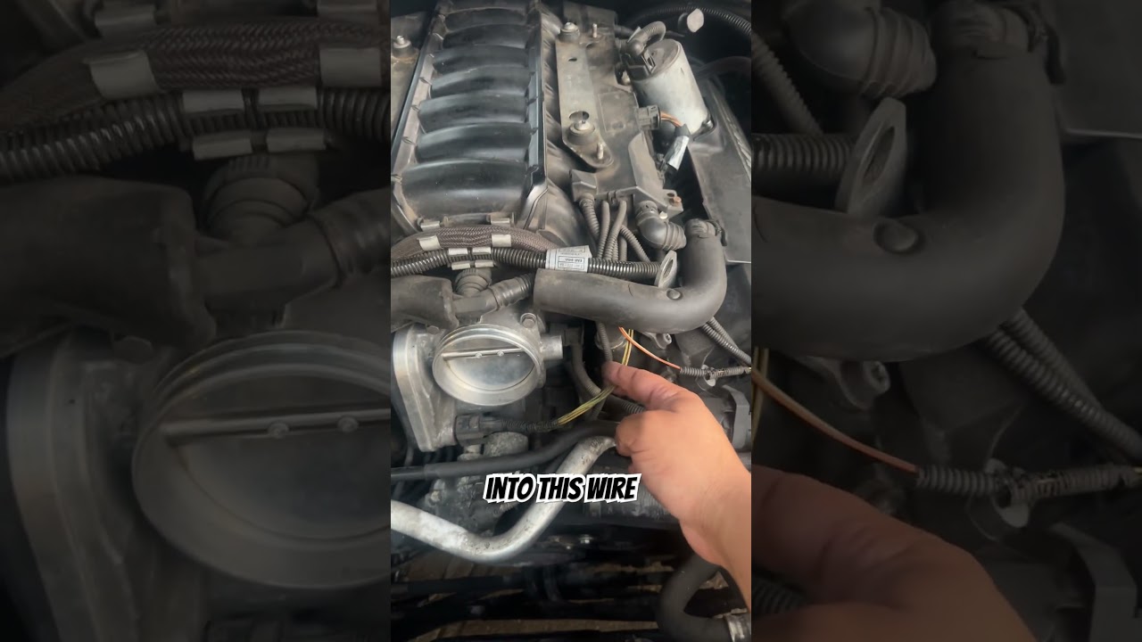 E60 550i Throttle body wiring harness replacement pt. 2