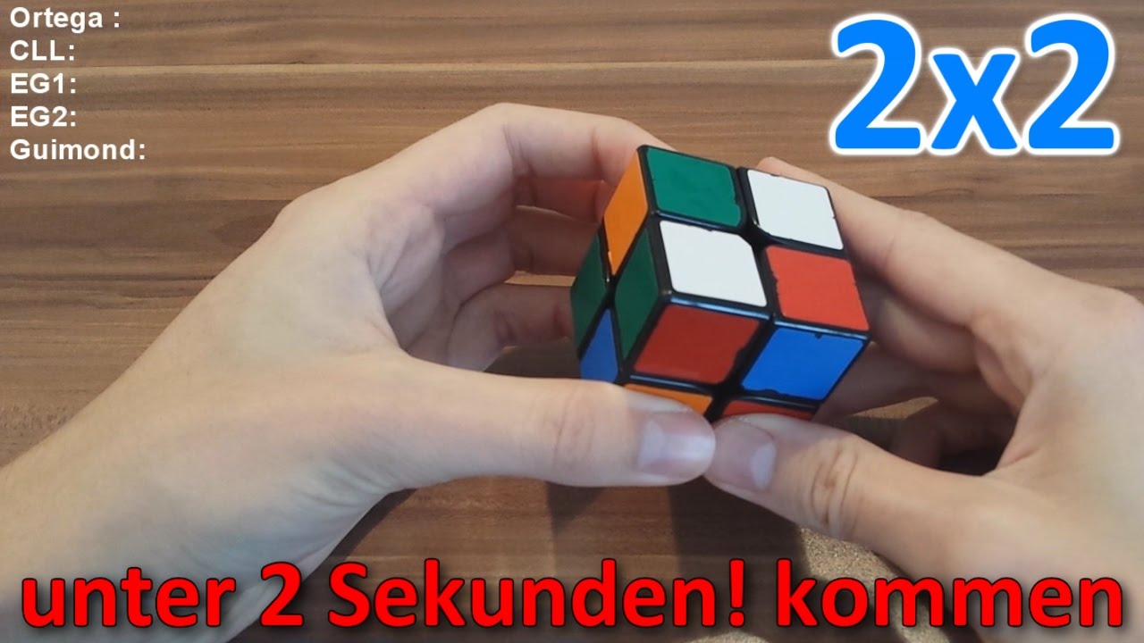 Zauberwürfel lösen 2x2