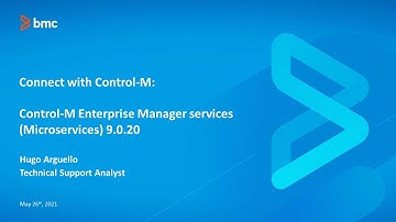 CWCM: Services (Microservices) in Control-M/Enterprise Manager 9.0.20