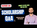 Live Session: Fully Funded Scholarships 2026 | Study Abroad Q&amp;A | Undergraduate, Masters &amp; PhD
