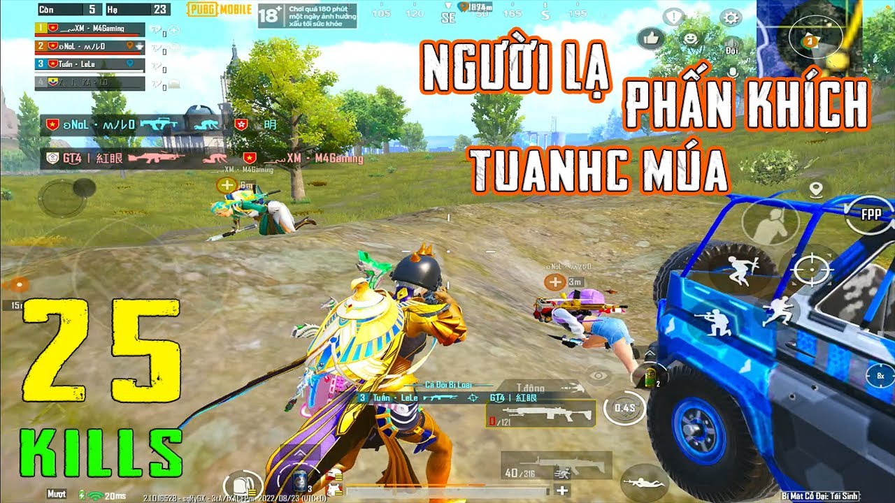 PUBG Mobile || TuấnHC Quá Cháy Khiến Người Lạ Phấn Khích Thốt Lên Hack Rồi