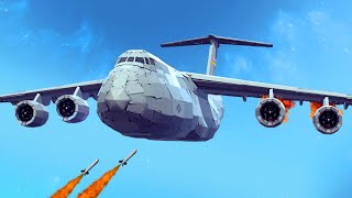 Realistic Airplane Crashes And Shootdowns  | Besiege