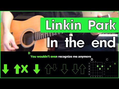 Линкин парк ин зе энд видеоурок на гитаре