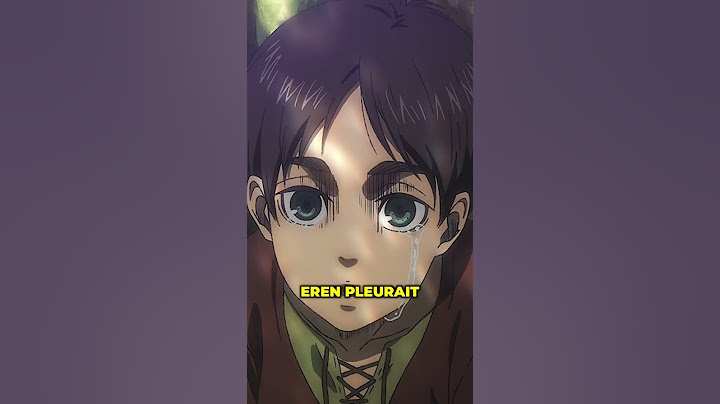 EREN a vu SA MORT dès le DÉBUT du manga #shingekinokyojin