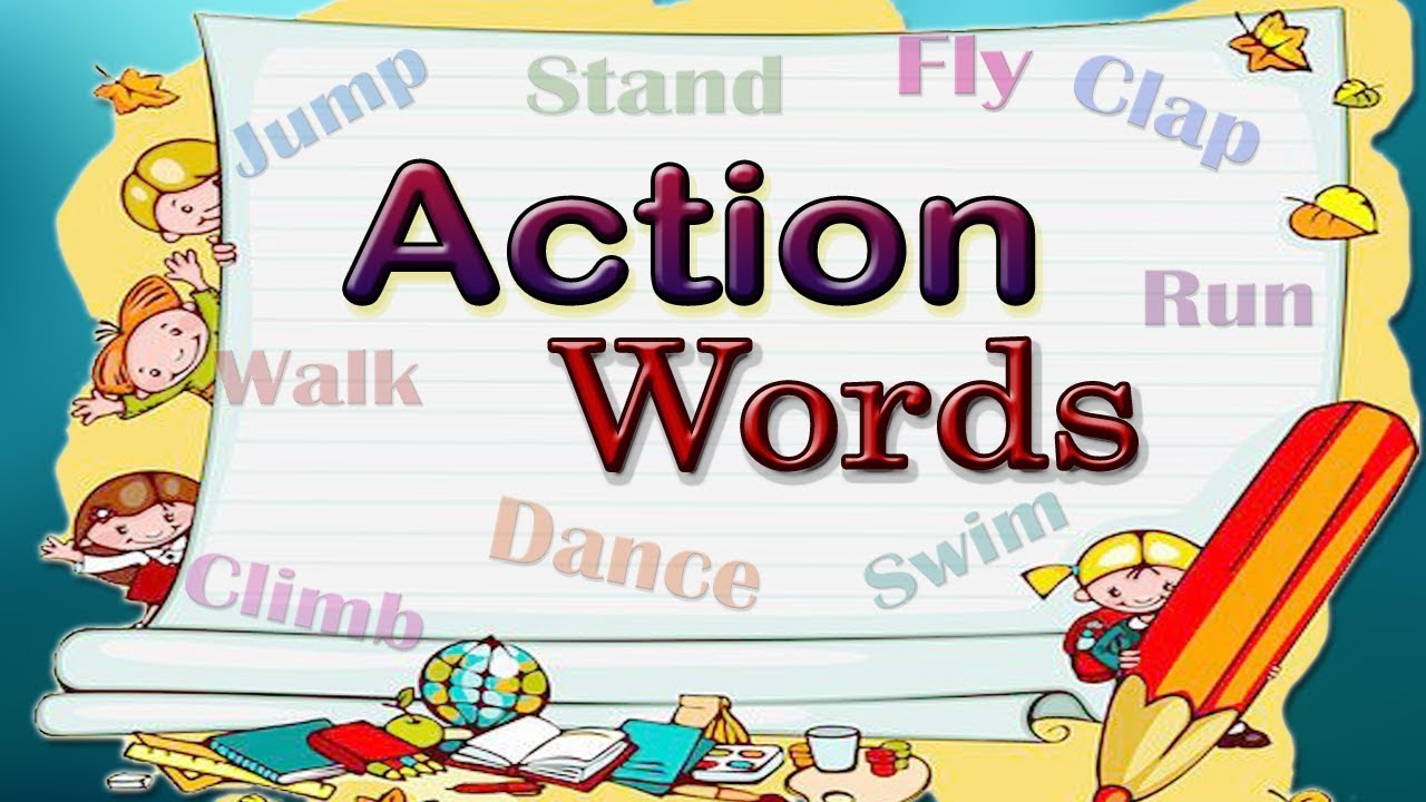 pic Action Words Images Clipart kids action words kids funny movements
