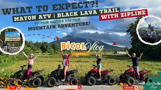 [4K] Mayon Black Lava Trail ATV with Zipline Adventure | Ultimate Travel Guide! Exploring Bicol!