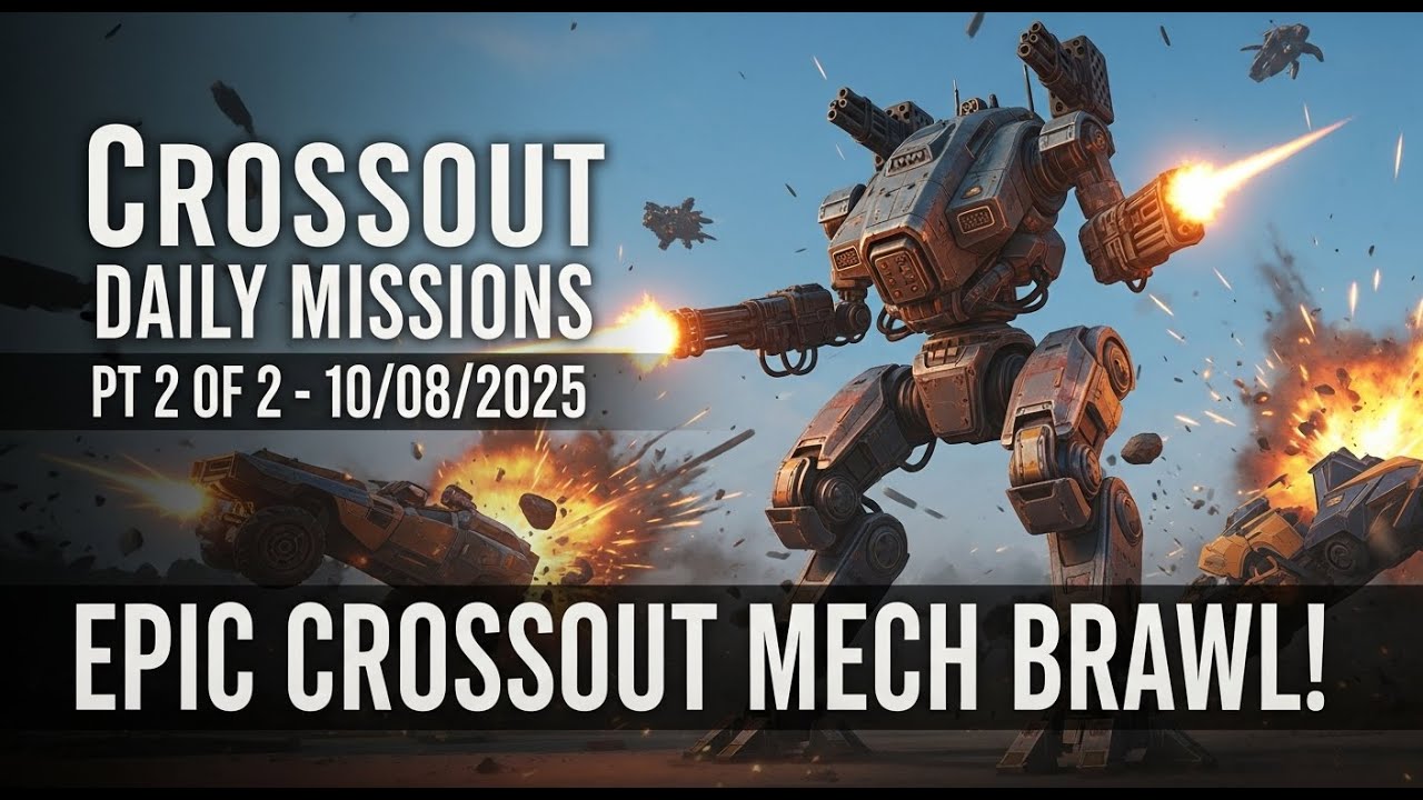 Crossout Daily Missions Pt 2 of 2 - 10/08/2025