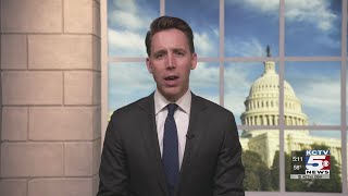 Today, missouri senator josh hawley made waves by accusing big
business of trying to sway the election. here's what he told us this
afternoon.