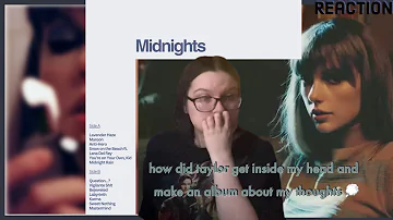 Omg Taylor… ~ Midnights by Taylor Swift Reaction | Malayna Jane