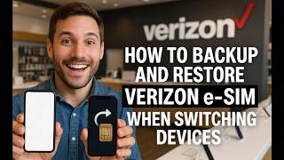 How to Backup and Restore Verizon e-SIM When Switching Devices