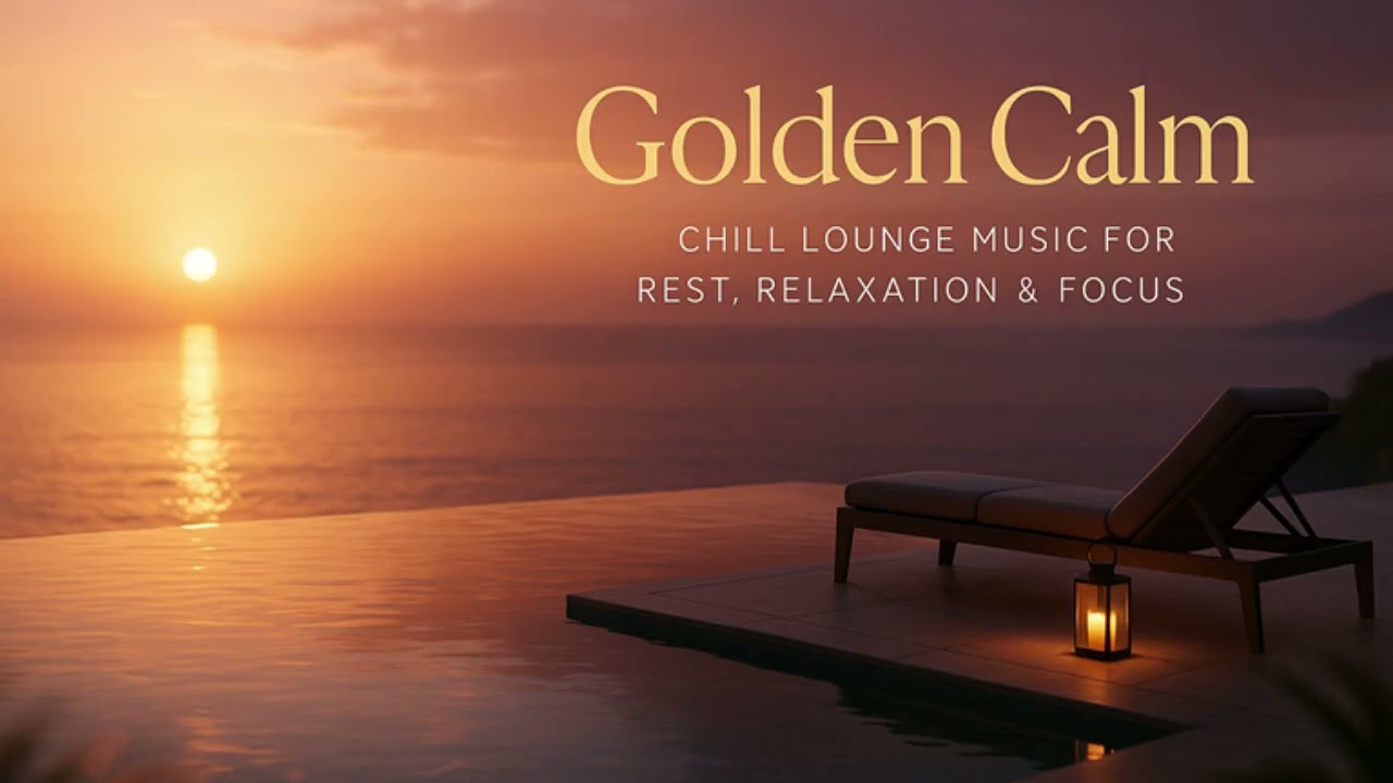 Golden Calm 🌅 | Chillout Music for Study, Rest & Relaxation | Café del Mar Style Ambient Mix