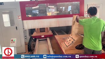 Máy CNC 5 Trục Cắt Ván Cong Plywood Làm Khuôn