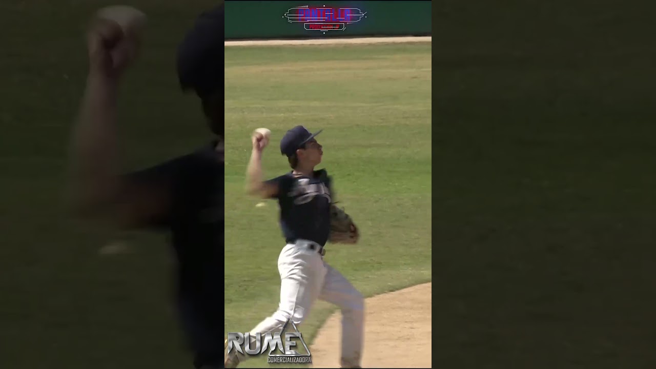 TIRA MUY DESPACIO EL SHORTSTOP DE LA UAS A LA PRIMERA SAFE