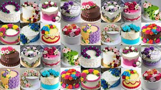 🌸Flower wedding cake/cake designs for flower/Birthday cake designs/beautiful flower cake/cake recipe