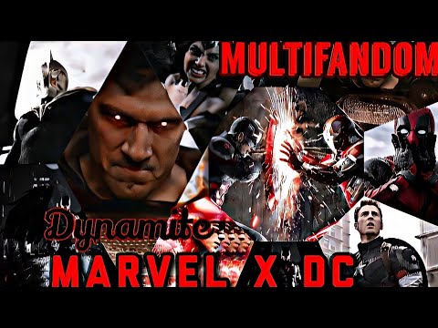 Marvel X DC  Feat : BTS (Dynamite)  #marvel#dc #bts #dynamite #avengers  #justiceleague#multifandom