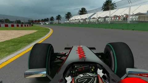 rFactor F1 2009 WCP Mod  Australia-Albert Park Onboard