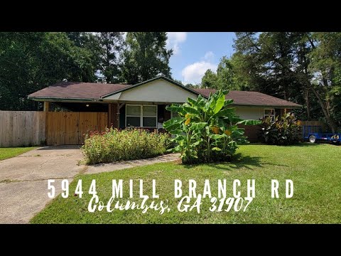 5944 Mill Branch Rd, Columbus, GA home video tour