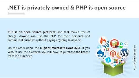 The Key Differences between PHP and .NET Development || PHP || .NET || WebClues Global